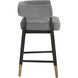 Callem 34.5 inch Antonio Charcoal Counter Stool